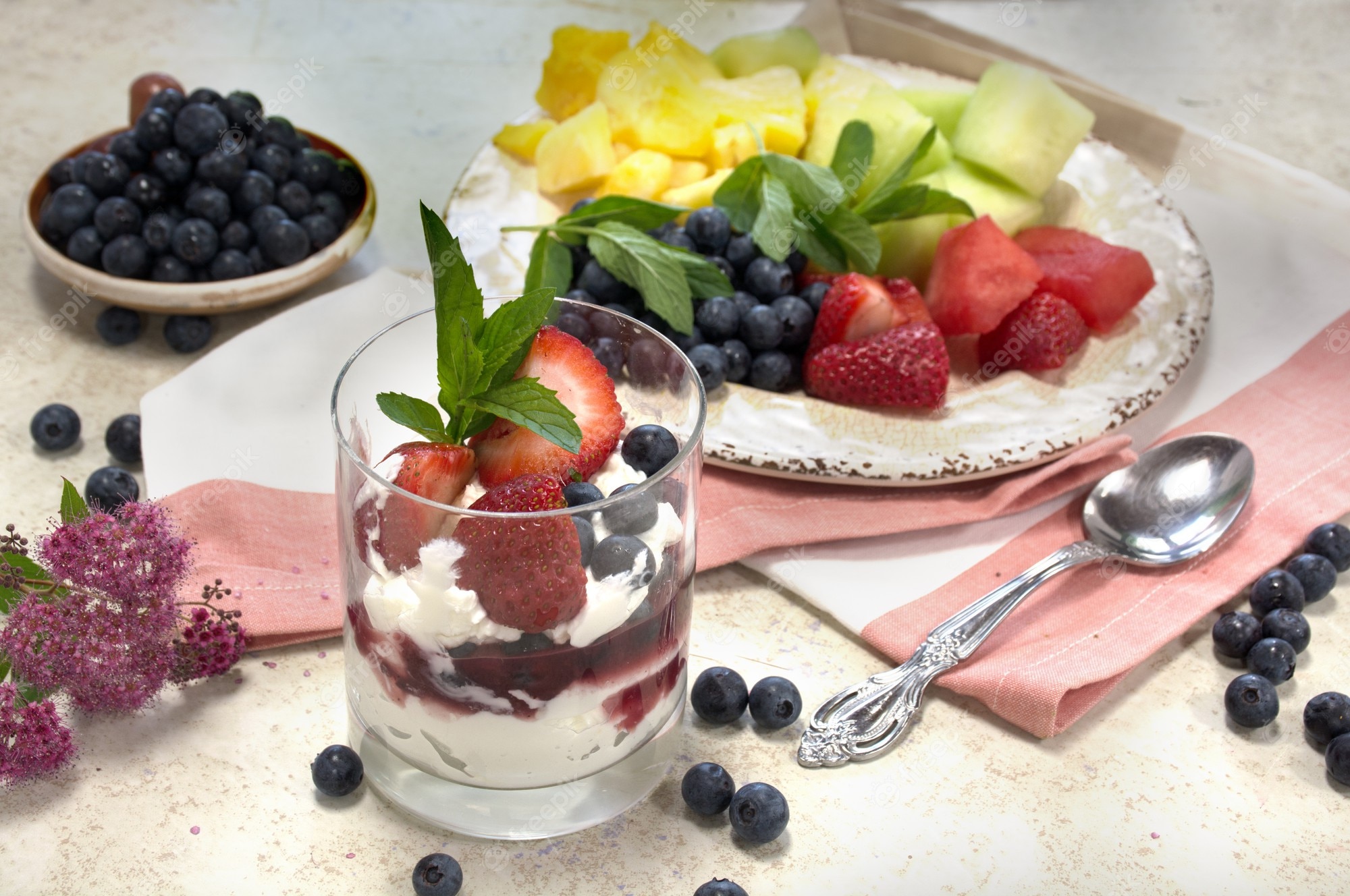 fruit salad yogurt with fresh berries breakfast healthy eating healthy lifestyle 372986 373